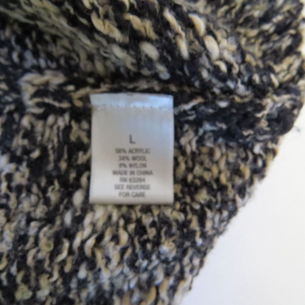 Dress Barn Women's Marled Long Cardigan Wool blend brown/tan Large EUC - Picture 9 of 9